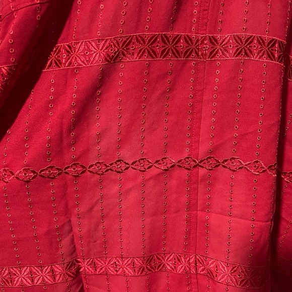 Blair NWOT's - Womens Embroidered Button Up Top Sz. 3XL - Picture 5 of 6